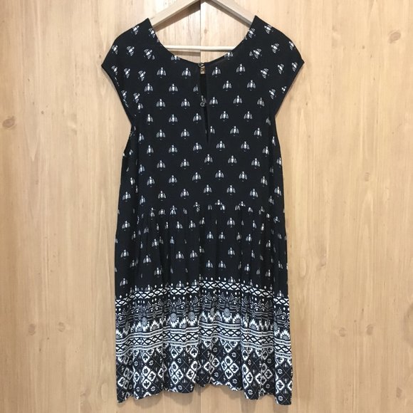 MINKPINK Native Nights Thunderbird Babydoll Rayon Dress Never Worn - Picture 4 of 16